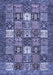 Abstract Blue Modern Rug, abs370blu