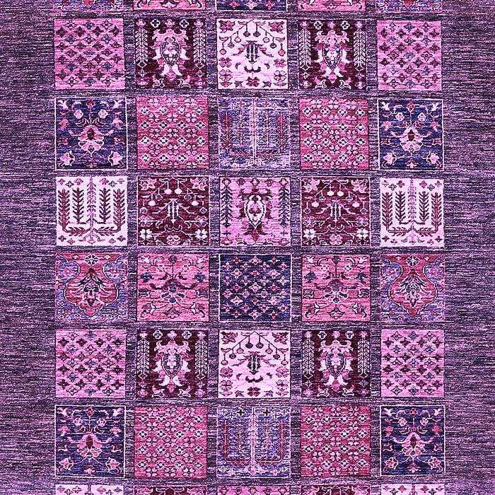 Machine Washable Abstract Purple Modern Area Rugs, wshabs370pur