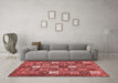 Modern Red Washable Rugs