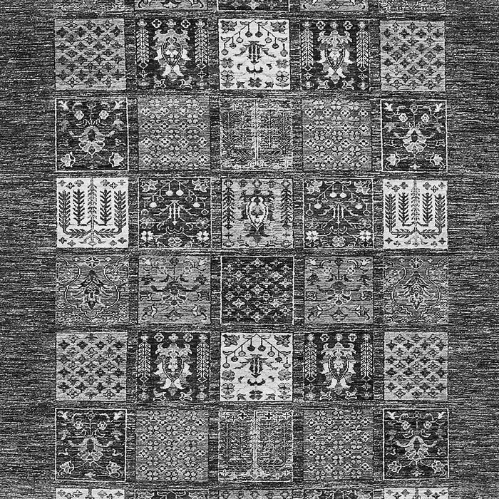 Machine Washable Abstract Gray Modern Rug, wshabs370gry