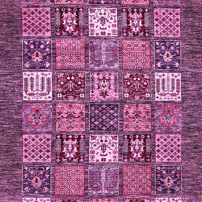 Machine Washable Abstract Pink Modern Rug, wshabs370pnk