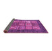 Sideview of Abstract Pink Modern Rug, abs3710pnk