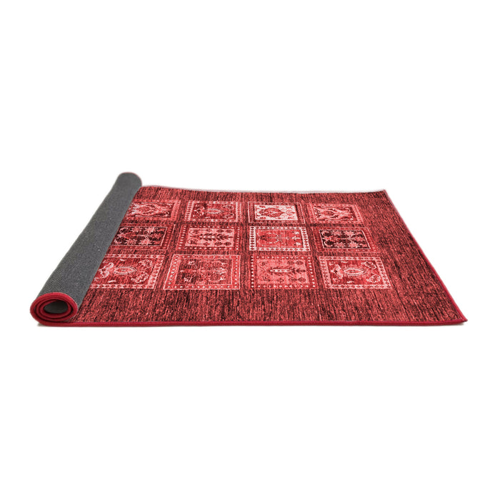 Abstract Red Modern Area Rugs