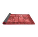 Abstract Red Modern Area Rugs