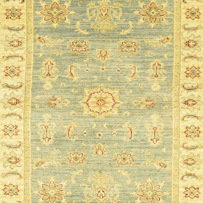 Abstract Mustard Yellow Oriental Rug, abs3711