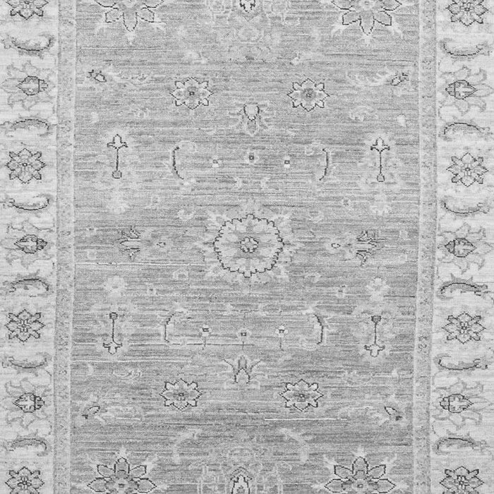 Machine Washable Oriental Gray Traditional Rug, wshabs3711gry
