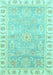 Oriental Light Blue Traditional Rug, abs3711lblu