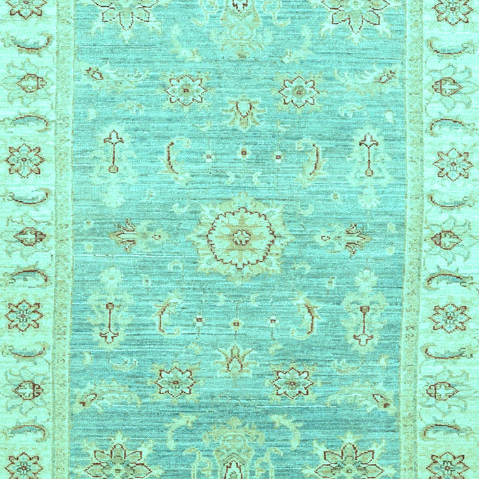 Oriental Light Blue Traditional Rug, abs3711lblu
