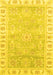 Oriental Yellow Traditional Rug, abs3711yw