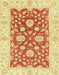 Abstract Mustard Yellow Oriental Rug, abs3712