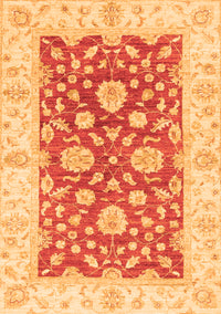 Oriental Orange Traditional Rug, abs3712org