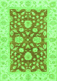 Oriental Green Traditional Rug, abs3712grn