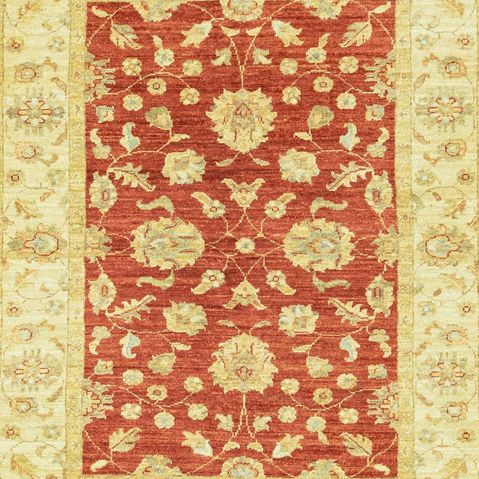 Machine Washable Abstract Mustard Yellow Rug, wshabs3712