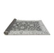 Sideview of Oriental Gray Traditional Rug, abs3712gry