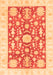 Oriental Orange Traditional Rug, abs3713org