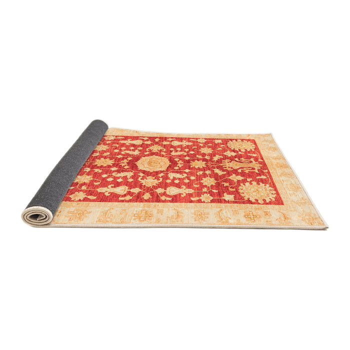 Sideview of Oriental Orange Traditional Rug, abs3713org