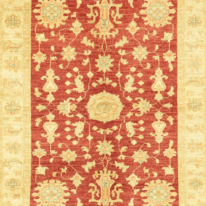 Machine Washable Abstract Chrome Gold Yellow Rug, wshabs3713