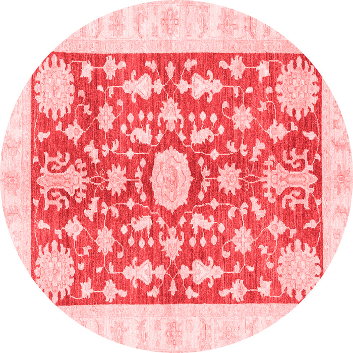 Machine Washable Oriental Red Traditional Rug, wshabs3713red