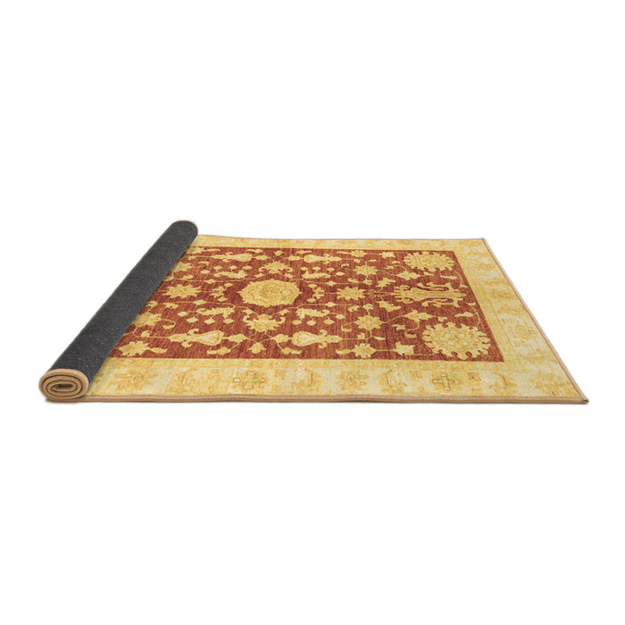 Sideview of Oriental Brown Traditional Rug, abs3713brn