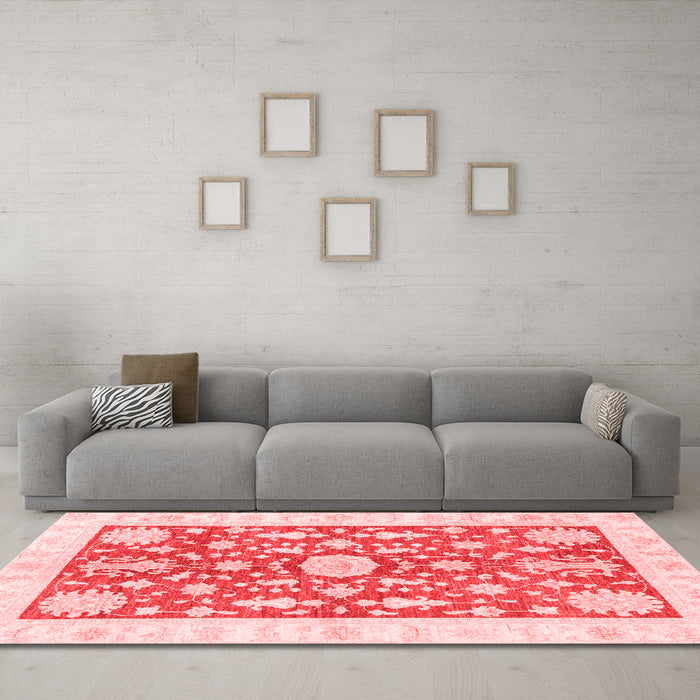 Traditional Red Washable Rugs