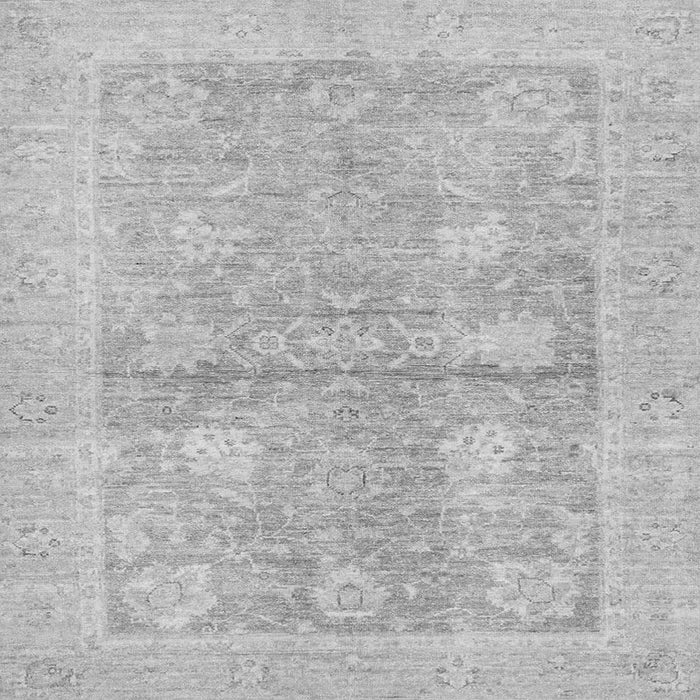 Square Oriental Gray Traditional Rug, abs3714gry