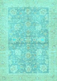 Oriental Light Blue Traditional Rug, abs3714lblu