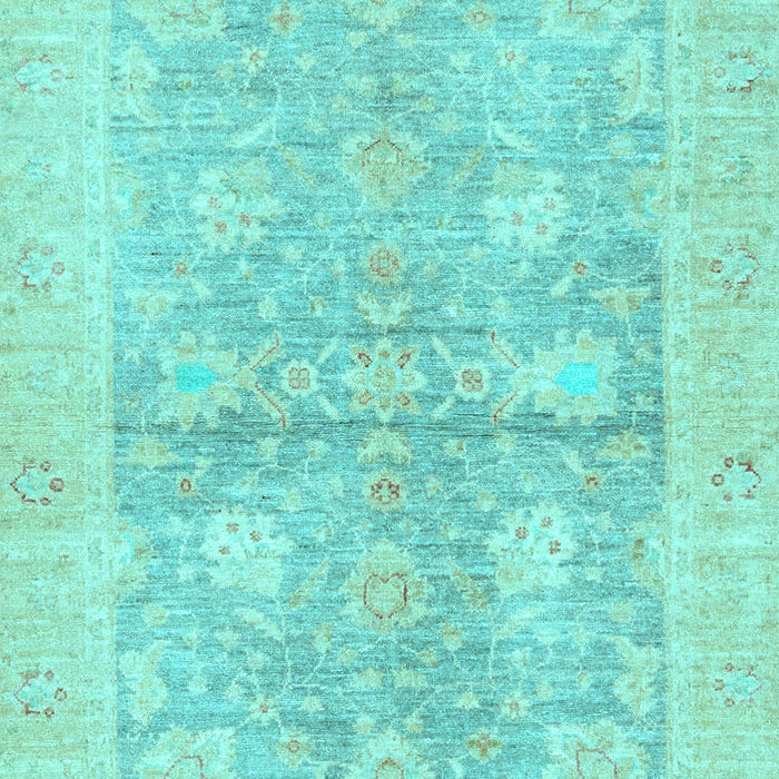 Oriental Light Blue Traditional Rug, abs3714lblu