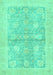 Oriental Turquoise Traditional Rug, abs3714turq