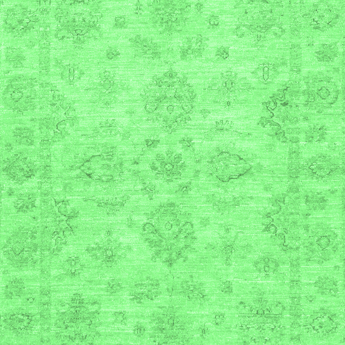 Oriental Emerald Green Traditional Rug, abs3715emgrn