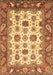 Machine Washable Abstract Brown Modern Rug, wshabs3716brn