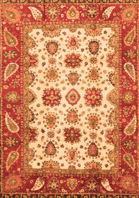 Abstract Orange Modern Rug, abs3716org