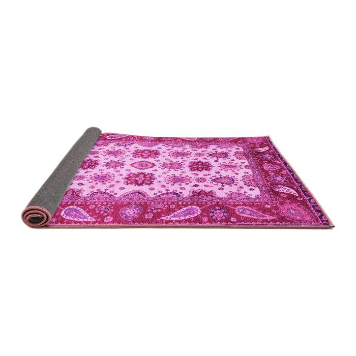 Sideview of Abstract Pink Modern Rug, abs3716pnk