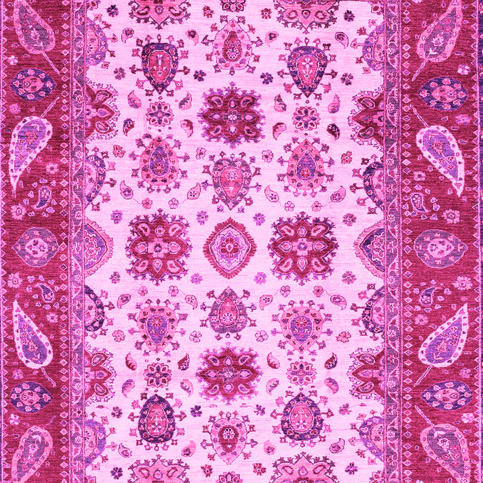 Machine Washable Abstract Pink Modern Rug, wshabs3716pnk