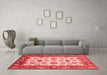 Modern Red Washable Rugs