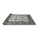 Sideview of Abstract Gray Modern Rug, abs3716gry