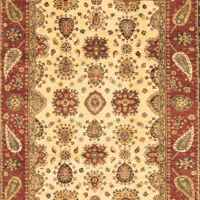Abstract Brown Modern Rug, abs3716brn