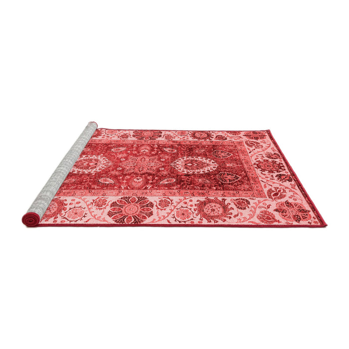 Modern Red Washable Rugs