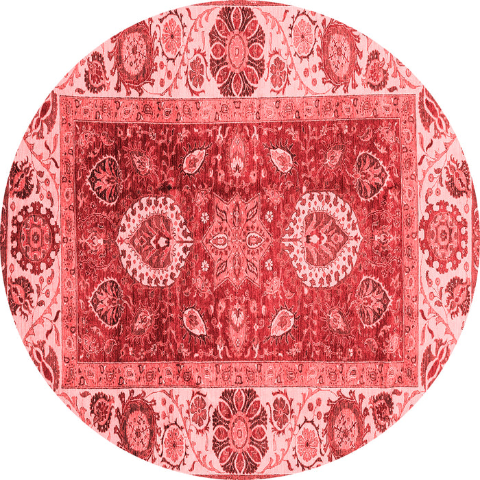 Abstract Red Modern Rug, abs3717red