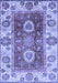 Abstract Blue Modern Rug, abs3717blu