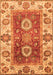 Abstract Orange Modern Rug, abs3717org