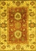 Abstract Yellow Modern Rug, abs3717yw