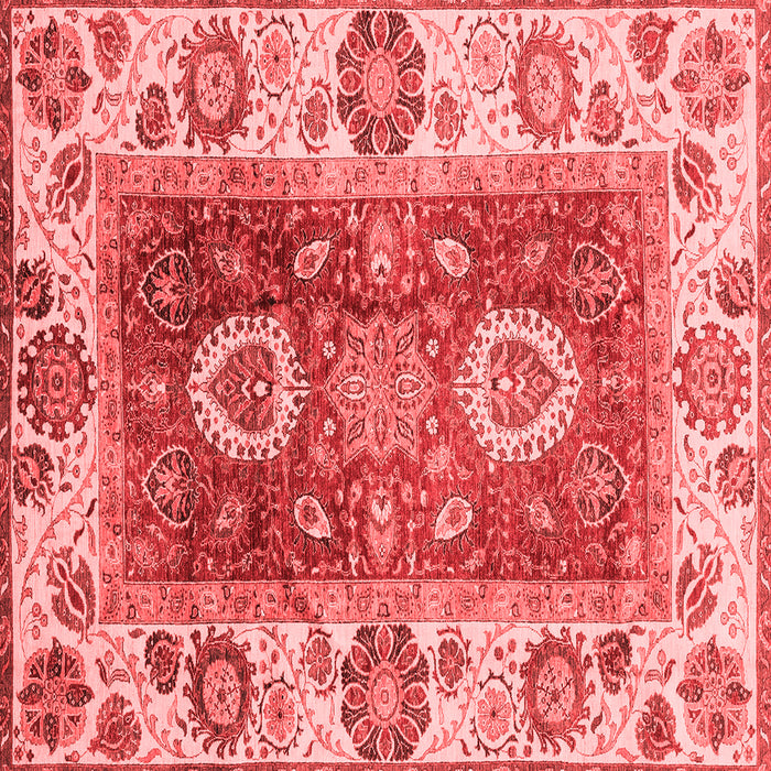 Machine Washable Abstract Red Modern Rug, wshabs3717red