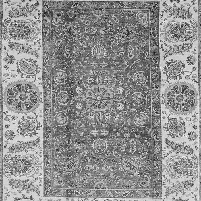 Machine Washable Abstract Gray Modern Rug, wshabs3718gry