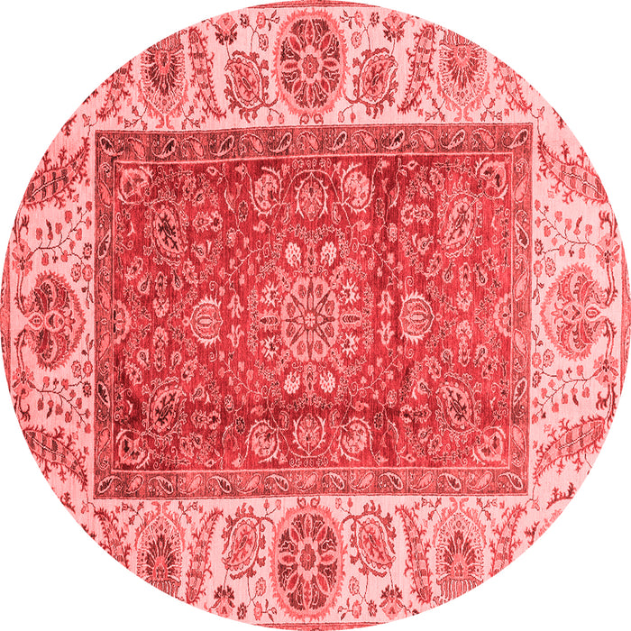 Abstract Red Modern Rug, abs3718red