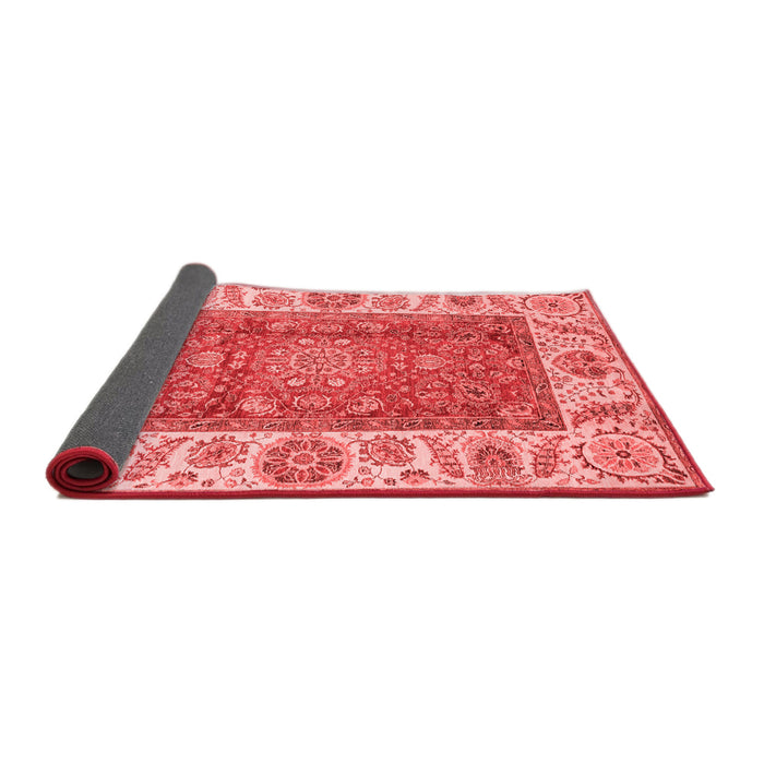 Abstract Red Modern Area Rugs