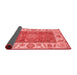 Abstract Red Modern Area Rugs