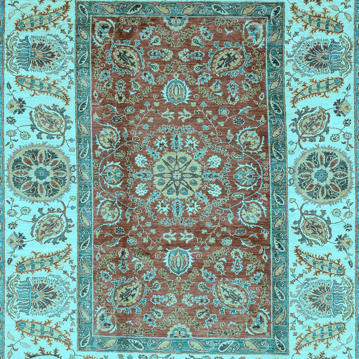 Machine Washable Abstract Light Blue Modern Rug, wshabs3718lblu