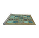 Sideview of Machine Washable Abstract Light Blue Modern Rug, wshabs3719lblu