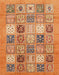 Abstract Orange Modern Rug, abs3719