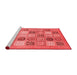 Modern Red Washable Rugs